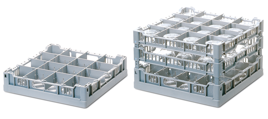 Fries-Rack Glserracks und Glsersplkrbe Korbgre 40x40cm