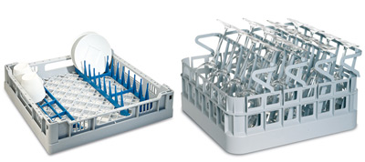 Fries-Rack Grundkrbe und Universalsplkrbe Korbgre 40x40cm 40*40cm fr gewerbliche Glsersplmaschinen