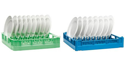 Fries-Rack - Kunststoff Tellersplkrbe Korbgre 50x50cm fr Geschirrsplmaschinen wie von Meiko Hobart Winterhalter Zanussi Elektrolux