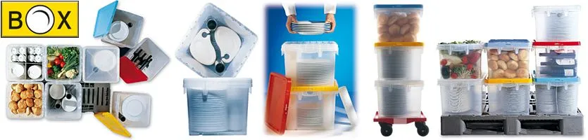 Fries Kunststoff Geschirr und Universal Transportbox