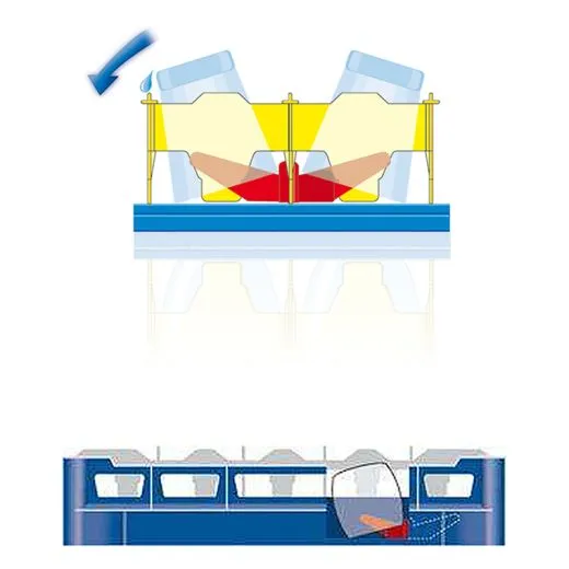 Fries Rack Glserkorb Typ E-4x5 fr 20 Glser