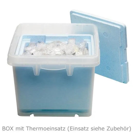 Fries BOX - Ansicht mit integriertem Thermoeinsatz, ideal fr den sicheren Transport von gekhltem Transportgut in Gastronomie und Catering.