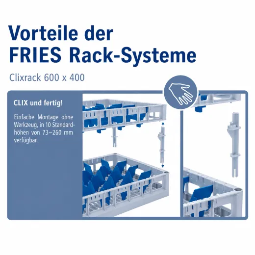 Fries Rack Extender f�r Korb 50x50cm, 60x40 cm
