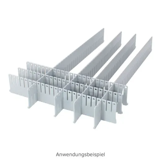 Lngsteiler Universal - Hhe 70 mm grau PP - Breite 560 mm