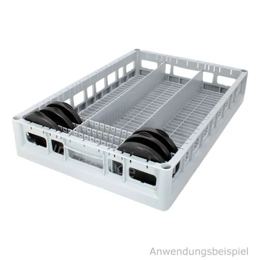 Lngsteiler Universal - Hhe 70 mm grau PP - Breite 365 mm
