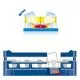 Fries Rack Gläserkorb Typ F-3x4 für 12 Gläser