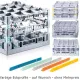 Farbige Eckprofile f�r Fries Gl�serk�rbe System 400. �bersicht der Farben f�r individuelle Codierung und bessere Organisation in der Gastronomie