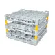 FriesRack System 400 mit Glserkorb LB3-5x5 fr 25 Glser, gelbe Eckprofile. Farbe der Eckverbinder individuell whlbar. Geeignet fr professionelle Glsersplmaschinen mit Korbgre 40x40 cm.