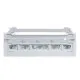 FriesRack Gläserkorb 50x50 cm - Typ I-20 - stabiles, graues Gläserrack für 20 Gläser mit grauem Toprahmen. Ideal für sicheren Glastransport, Spülen und Einsatz in Catering, Hotel und Messegastronomie.