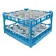 FriesRack System 500 - Clixrack PH-20 Gl�serkorb 50x50 cm - passend f�r Zwiesel Classico 1 Weinkelch (� 90 mm - H�he 240 mm) - optimaler Halt durch pr�zise Raster - stabiler Aufbau - Toprahmen in blau und weiteren Farben w�hlbar