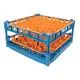 FriesRack Gl�serkorb 50x50 cm OH-30 - stabiler blauer Korb mit Toprahmen in Blau f�r sicheren Glastransport, perfekt f�r Gastronomie und Catering.