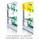 Beispiel f�r Fries Gl�serk�rbe mit optionalem Zubeh�r, wie farbigen Farbcodierclips, auch mit Beschriftung. Optimale Identifikation und bessere Organisation. Ideal f�r Gastronomie, Hotels und Catering!