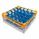 FriesRack Gl�serkorb 50x50 cm IH-5x5 - stabiler grauer Gl�serkorb mit orangenem Toprahmen f�r sicheren Glastransport, perfekt f�r Event, Veranstaltung und Catering.