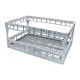 FriesRack System 600 - erh�hter Grundkorb Typ-P - Eurobox 60x40 cm, stapelbar, sp�lmaschinengeeignet, Farbe vom Toprahmen w�hlbar - kompatibel mit 60x40 cm Beh�ltern und optimal stapelbar auf Euro-Paletten 120x80 cm.