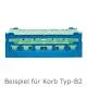 Fries Rack Gläserkorb Typ B2-5x7 für 35 Gläser