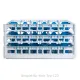 FriesRack System 600 - Gl�serkorb Typ CZ3-3x5: Profi-Kunststoff-Gl�serrack 60x40 cm f�r 15 Gl�ser von 220 bis 280 mm H�he. Ideal f�r Gastronomie, Catering, Biergarten, Hotel und Eventcatering.