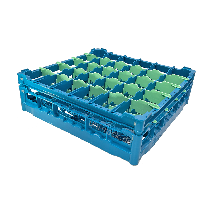 B2-5x6 FriesRack Glasrack Gläserkorb Größe 50x50cm für 30 Gläser