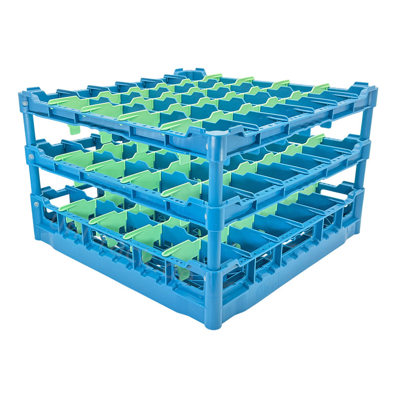 D3-5x6 FriesRack Glasrack Gläserkorb Größe 50x50cm für 30 Gläser