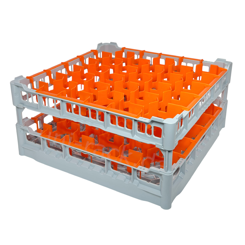 MH-30 Fries Rack Gläserkorb 50x50 cm für 30 Gläser bis Höhe 200mm