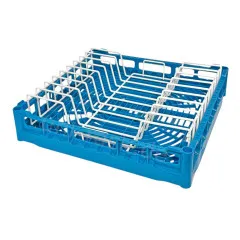 Fries Grundkorb Typ NK mit eingesetztem Tellereinsatz PTE-500x500 – rilasanbeschichtet, fr bis zu 9 groe Teller bis  44 cm wie Pizzateller oder englische Teller.