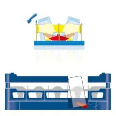 Fries Rack Glserkorb Typ F-4x5 fr 20 Glser