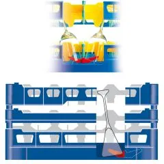 Fries Rack Glserkorb Typ H3-4x5 fr 20 Glser