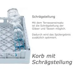 Korb LE 3x4 Glashhe bis 55mm Schrgstellung