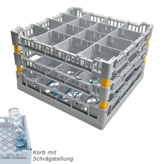 Korb LH3 4x4 Glashhe bis 252mm Schrgstellung