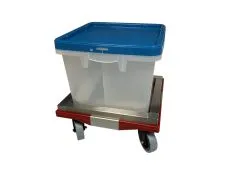Edelstahl Einlegerahmen fr Transportrolli ROL400