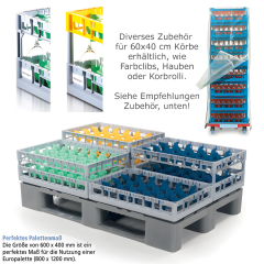 Fries Rack Korb II3 fr 20 Glser Glashhe bis 240 mm