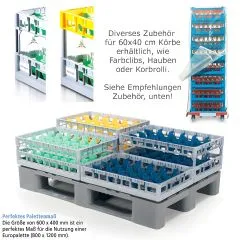 Fries Rack Korb II fr 24 Glser Glashhe bis 240 mm