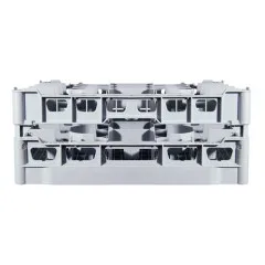 FriesRack Glserkorb 50x50 cm IH-20 - stabiles, graues Glserrack fr 20 Glser mit grauem Toprahmen. Ideal fr sicheren Glastransport, Splen und Einsatz in Catering, Hotel und Messegastronomie.